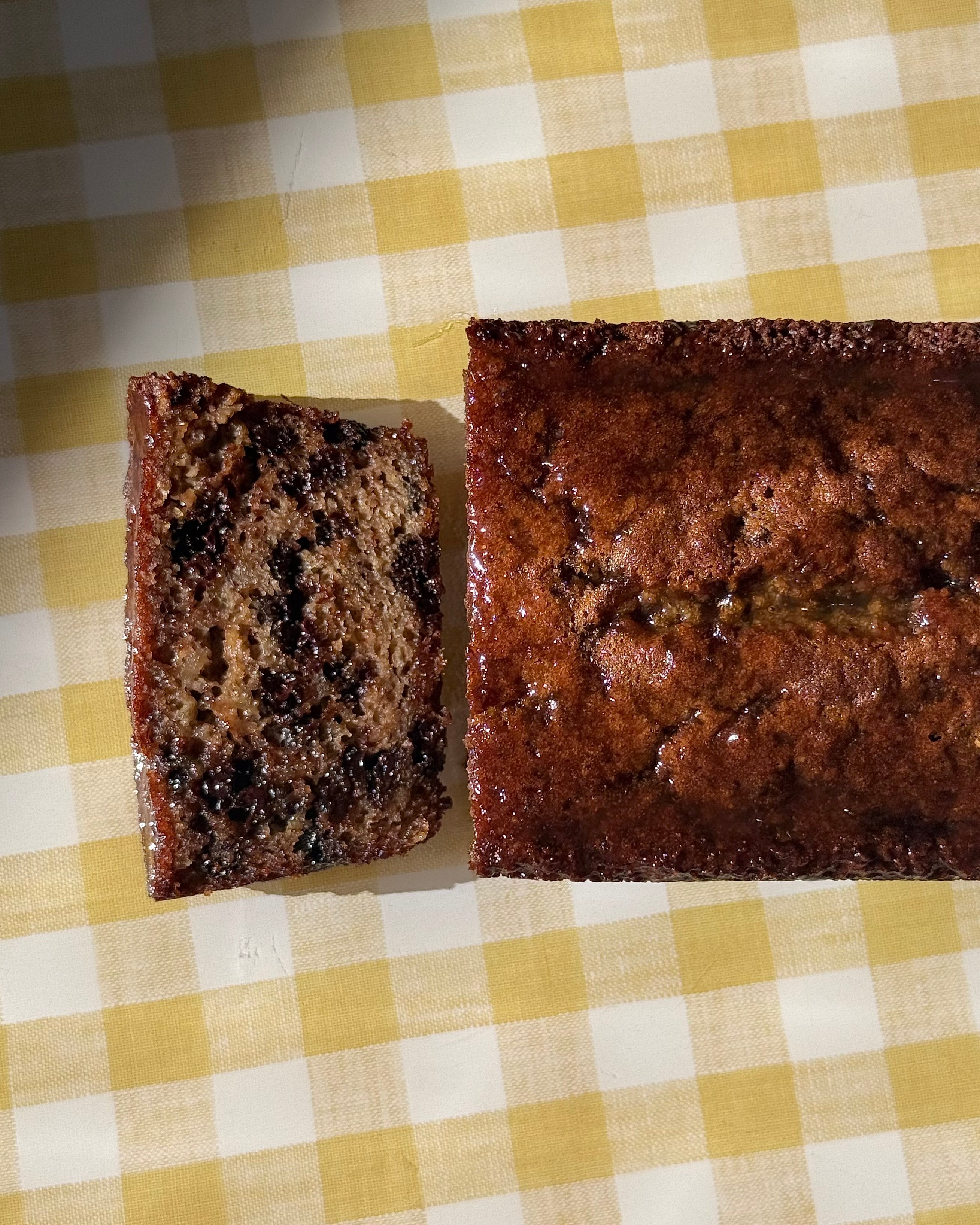 Caramelised Banana Cake