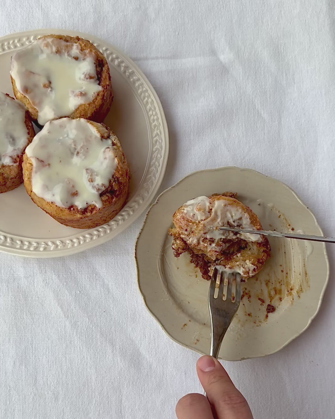 Cottage Cheese Cinnamon Roll